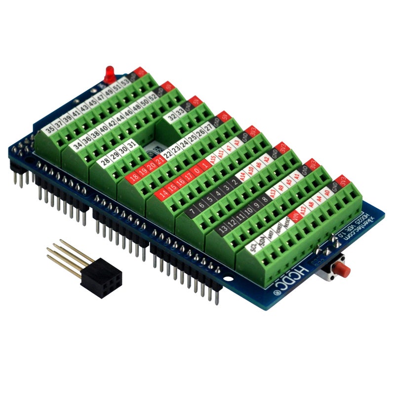 HCDC Screw Terminal Block Breakout Shield Module for Arduino MEGA-2560 R3 - Image 3