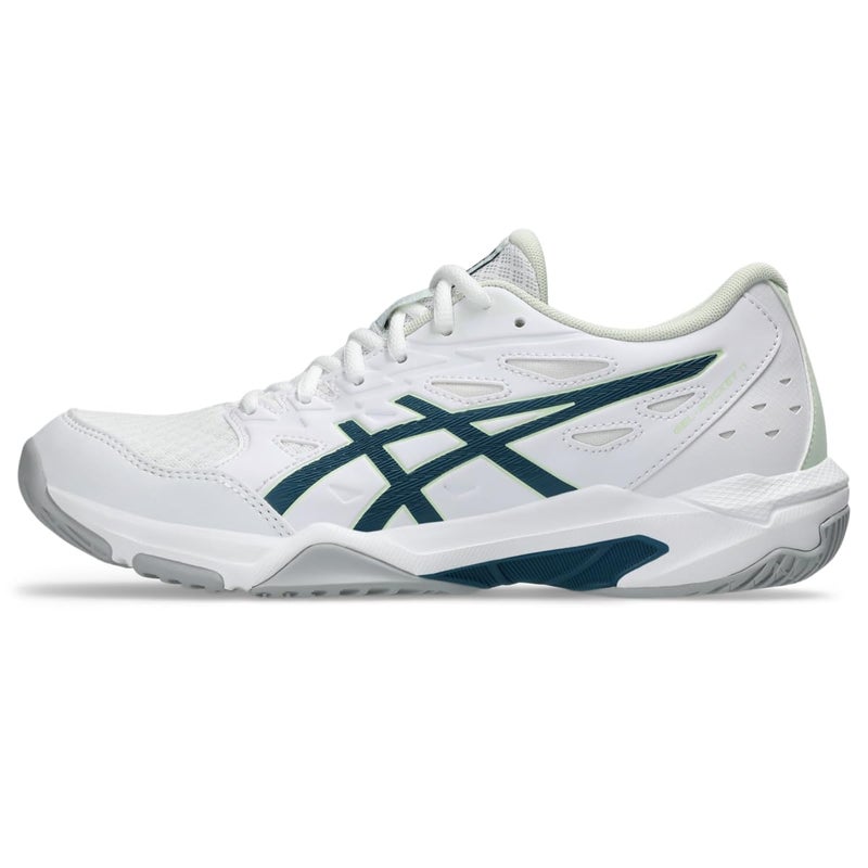 ASICS Womens GelRocket 11 Volleyball Shoes 95 WhiteInk Teal - Image 2