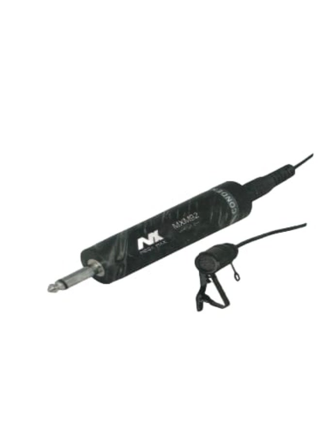 Mega Max MXM92 Professional Omnidirectional Lavalier Microphone with Noise Shielded Cable