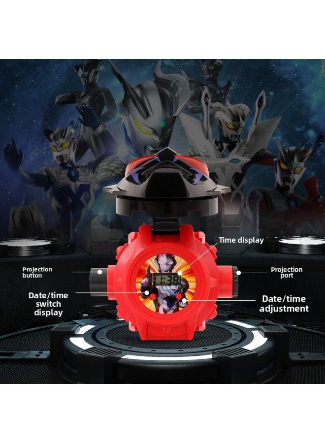 Loquat 24 Projection Flip Children's Watches Toys And Retail-Color: Pumpkin - Image 4