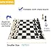 HOLYKING Cloth Chess Set 157 Chess Board Rollup Compact Easy Carry Chessboard Portable Travel Chess Game Set Beginner Chess Set for Kids and Adults - Image 4