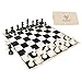HOLYKING Cloth Chess Set 157 Chess Board Rollup Compact Easy Carry Chessboard Portable Travel Chess Game Set Beginner Chess Set for Kids and Adults - Image 2