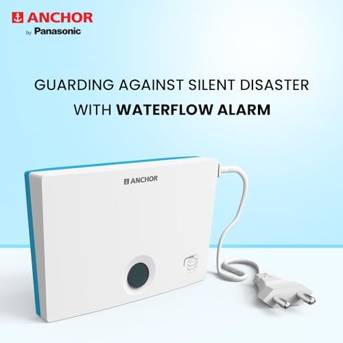 Anchor by Panasonic Water Tank Overflow Alarm Bell, Human Voice with Buzzer Water Tank Alarm Bell (White, 38908N) - Image 5