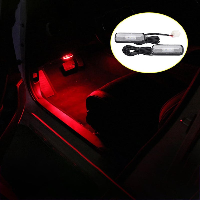 Civic Atmosphere Lights: Mini ABS LED Units - Plug And Play Easy Install, Colorful Red Black Glow for 10th Gen Honda Civic 2018 2020 - Image 1