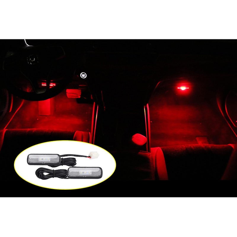Civic Atmosphere Lights: Mini ABS LED Units - Plug And Play Easy Install, Colorful Red Black Glow for 10th Gen Honda Civic 2018 2020 - Image 2