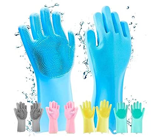 IONIX Silicone Hand Gloves, Gloves for Dish Washing, Kitchen gloves, Gloves for Cleaning, Pack of 01 - Image 1