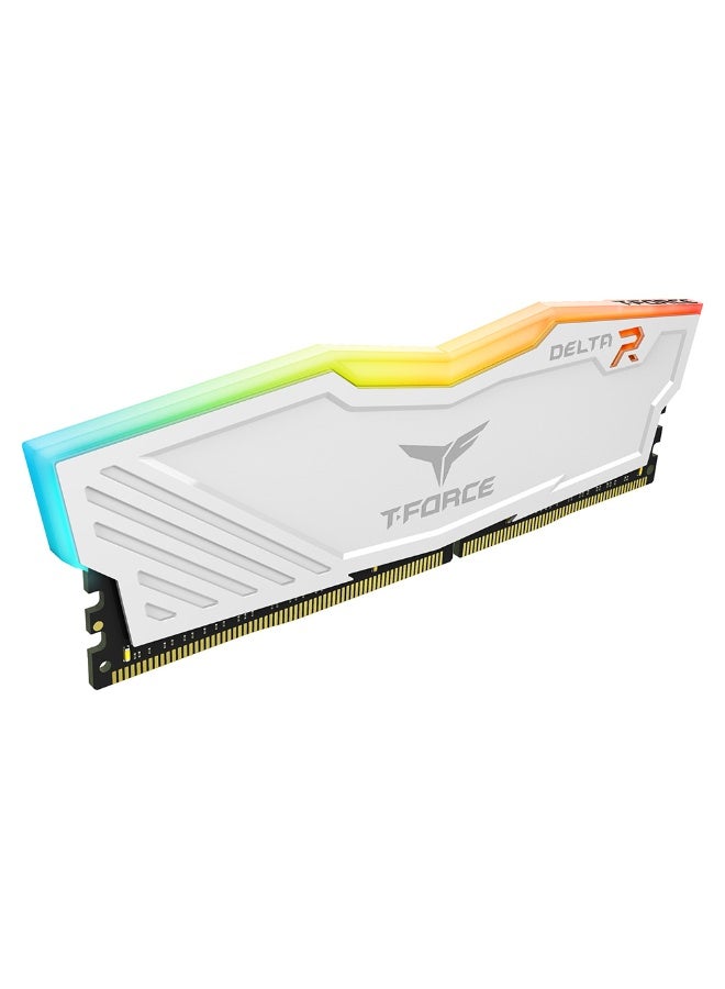 TeamGroup T-FORCE 16GB (8GBX2) 3600MHz CL18 DDR4 WHITE RAM - Image 3