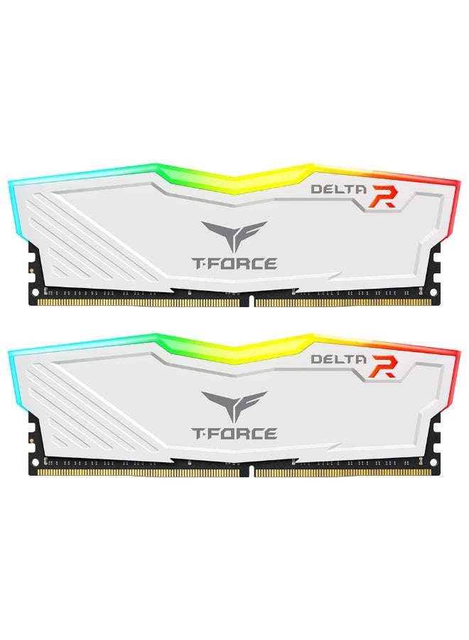 TeamGroup T-FORCE 16GB (8GBX2) 3600MHz CL18 DDR4 WHITE RAM - Image 4