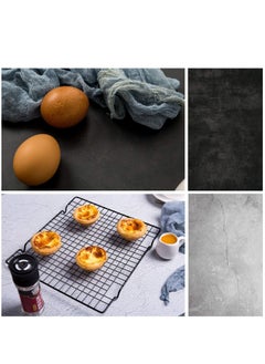 Generic 60*90 Photography Background Double Sided 2 Patterns Waterproof Premium Texture Backdrop Wall Video displaying Props for ins Style Jewelry/Food photoshoots(009)  - Image 2