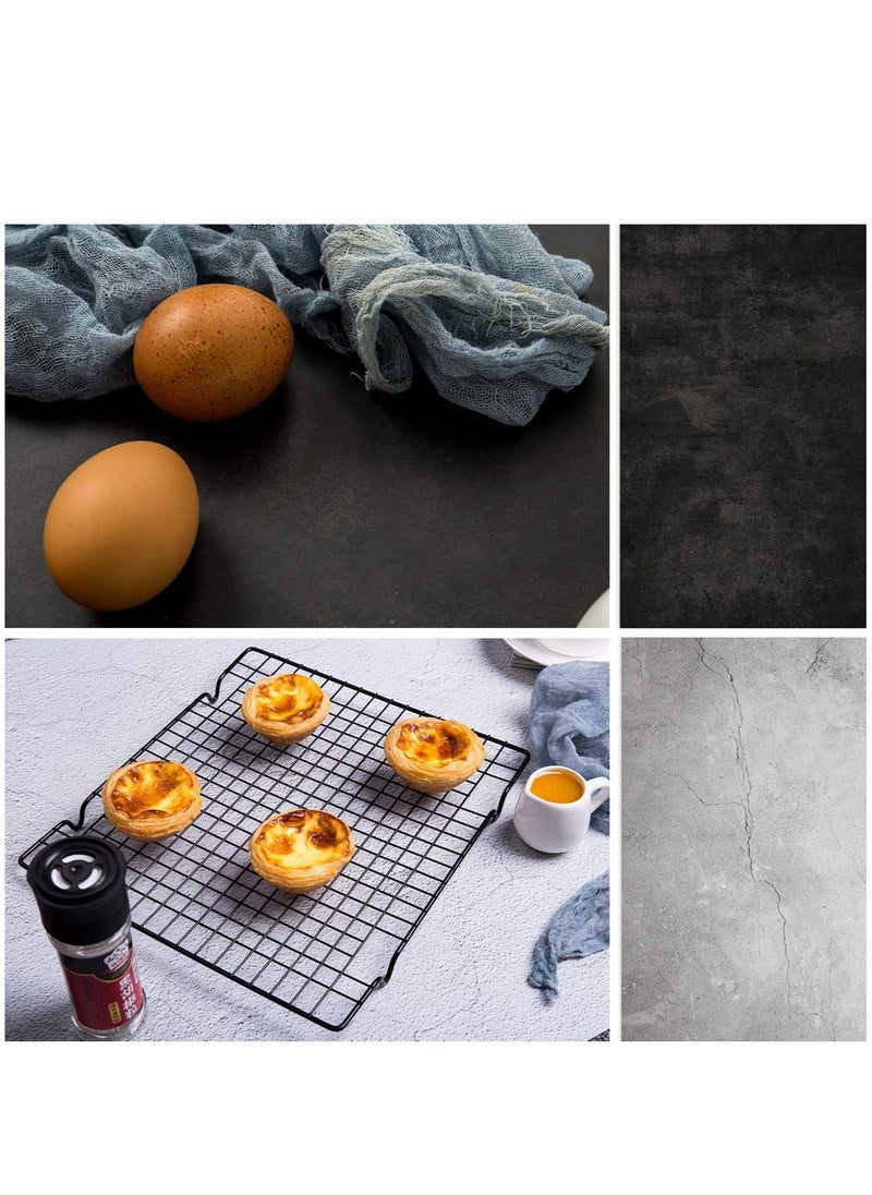 Generic - 60*90 Photography Background Double Sided 2 Patterns Waterproof Premium Texture Backdrop Wall Video displaying Props for ins Style Jewelry/Food photoshoots(009) - Image 1