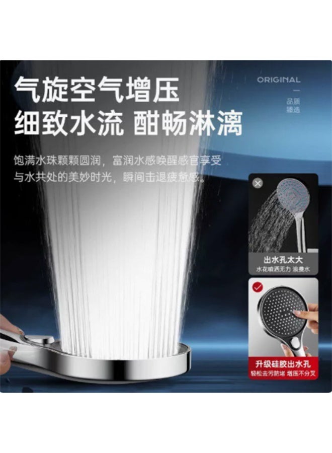 Pressurized Shower Head, High Pressure Large Panel Shower Nozzle for Bathroom, Powerful Shower Sprayer for Bathing - Image 4