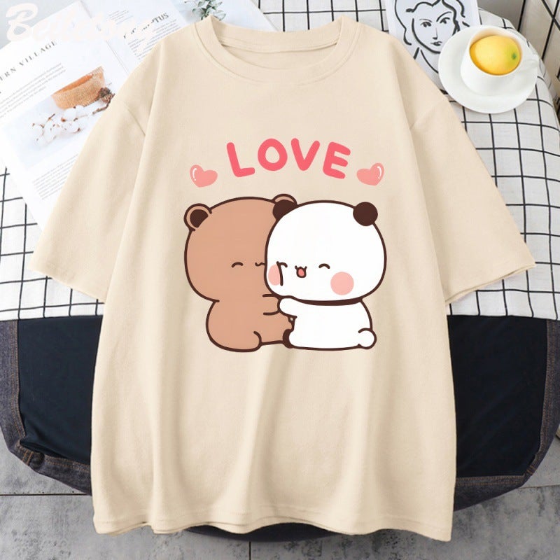 تي شيرت Pn Er Loe Ws Cotn Dd Cople - Image 4