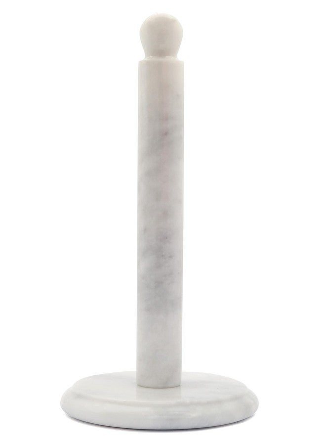 Radicaln Marble Paper Towel Holder 12.5" Inches White Handmade Decorative Home & Bathroom Décor, Ideal Stand for Paper Towels, Napkins, Toilet Paper, Kitchen Storage & Organization Essential - Image 1