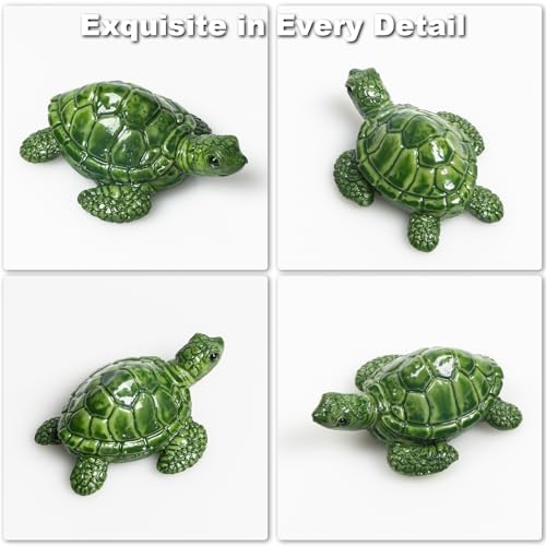 YLOVAN Toilet Bolt Covers Decorative Turtle Toilet Screw Cover Caps, Toilet Knob Covers for Bottom of Toilet Sea Turtle Bathroom Decor, Toilet Bolt Caps or Bottom of Toilet Turtle Decor, Easy To Install 2pcs - Image 5