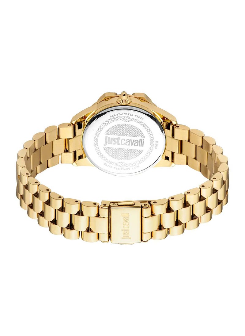 Just Cavalli - Women's Analog Round Shape Stainless Steel Wrist Watch JC1L095M0355 - 32 Mm - Image 1