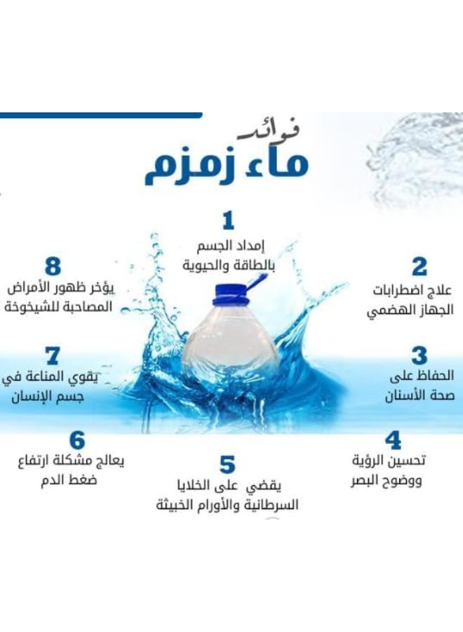 ماء زمزم مياه زمزم الأصلية – عبوة كرتون 5 لتر معتمدة للطيران – بباركود وملصق أصلي – بطانة داخلية آمنة للتخزين – من Identity Store - Image 5