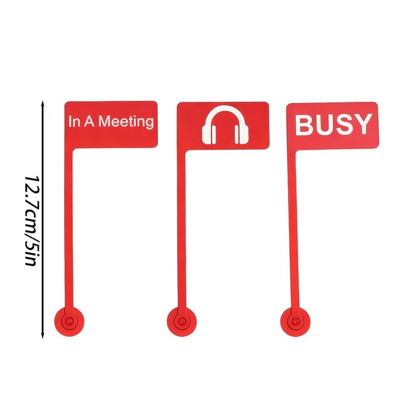 Meet Model Busy Sign Monitor Flag Fun Office Desk Gift For Home Office - Image 2
