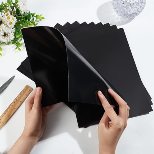 BENECREAT 10 Sheets Black Laser Engraving Testing Paper A4 11x8.3 Inch Double Sides Laser Marking Paper for Fiber Laser Marking and Engraving Laser Cutting Marking Machine - Image 3