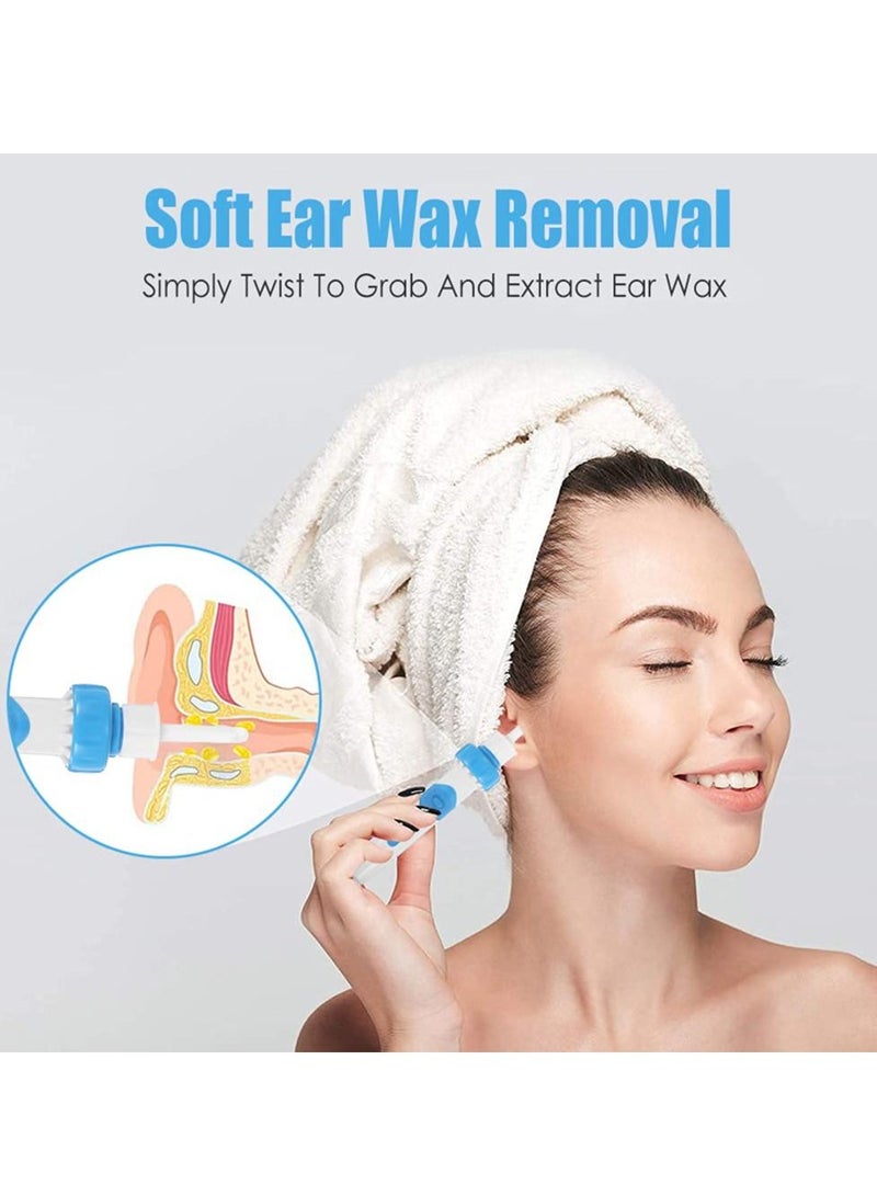 KASTWAVE Earwax Removal Kit Ear Cleaner, Portable Automatic Electric Vacuum Wax Safe and Comfortable Cleaner Easy Remover Soft Prevent Clean Tools Set for Adults Kids - Image 2