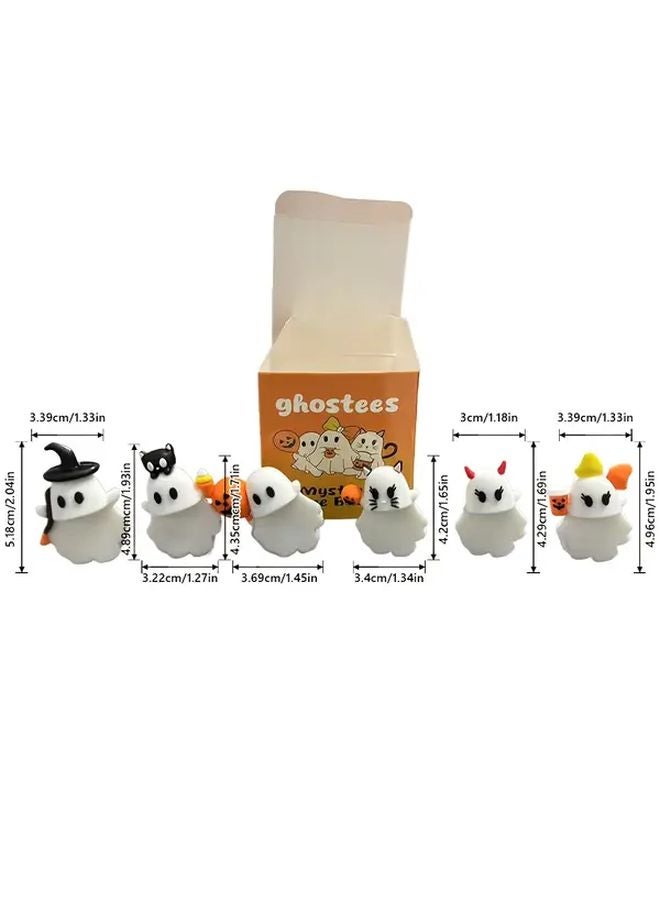 6pcs Halloween Phone Buddy Cute Peel Stick Cling No Residue for iPhone Android - Image 3