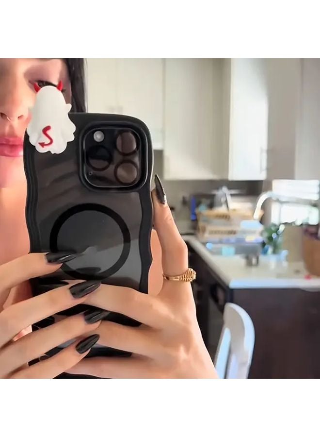 6pcs Halloween Phone Buddy Cute Peel Stick Cling No Residue for iPhone Android - Image 2