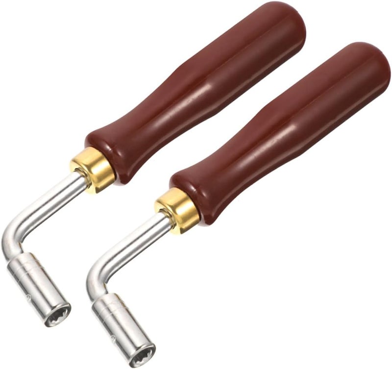2pcs Professional Zither Tuning Tool Dulcimer Tuning Spanner Piano Tuner Wrench for Chinese Instruments - Image 1