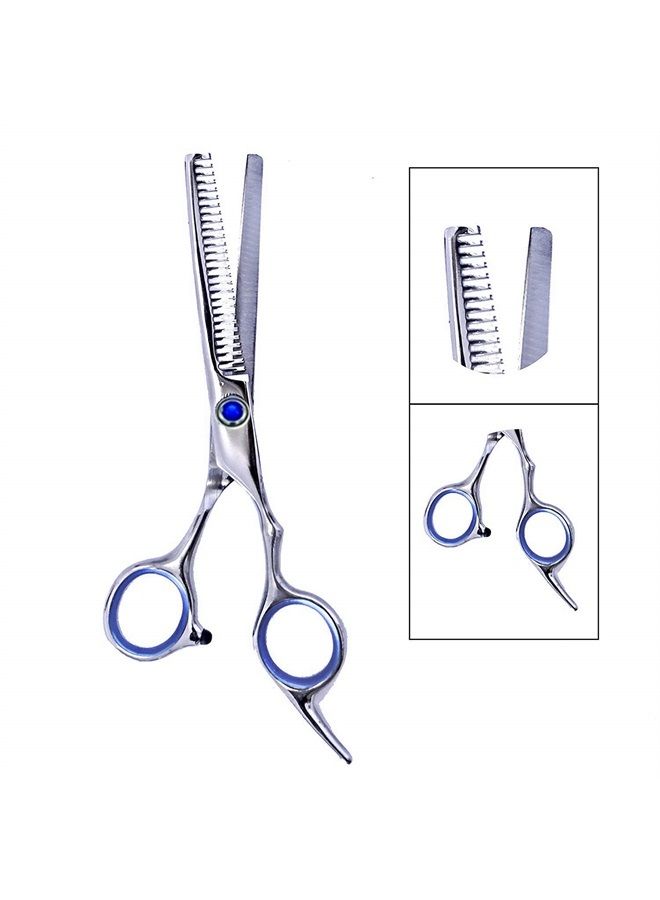 LIGICKY Baby Hair Cutting Scissors Set Professional Safety Round Tip Stainless Steel Hair thinning Shears Bang Hair Scissor for Kids/Salon/Home - Image 4