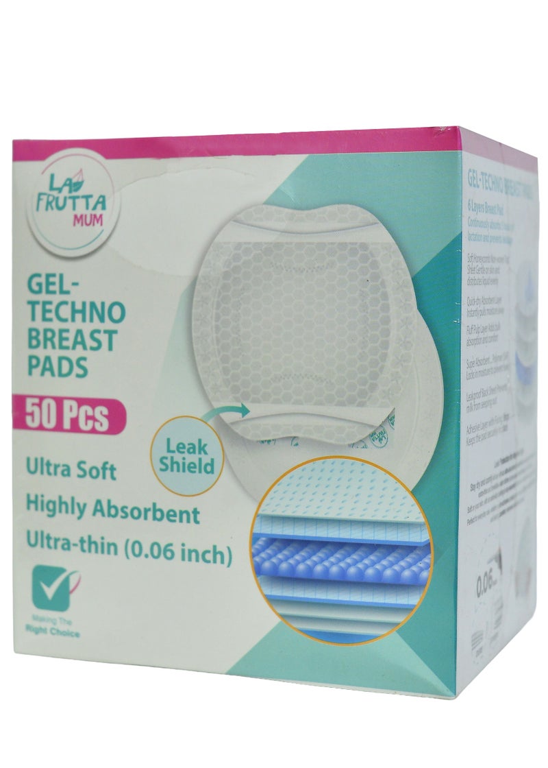 La Frutta Mum Gel - Techno Breast Pads - 50 Pieces - Image 1