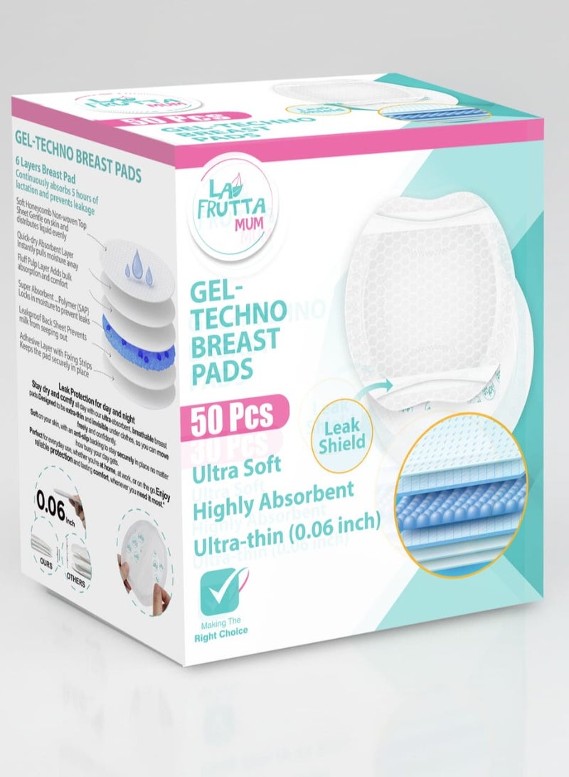 La Frutta Mum Gel - Techno Breast Pads - 50 Pieces - Image 2