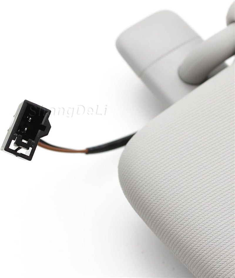 Wivplex Gray Car Sun Visor with Mirror for VW Models - Image 3