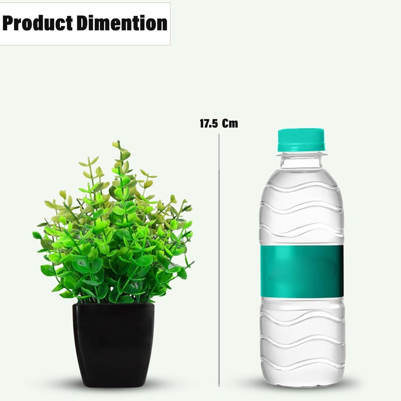 Dodecroo UltraRealistic Artificial Potted Plant Pack of 12 Lush Plastic Greenery for Effortless Home Office Decor No Maintenance Required for Artificial Flower with Pot 175 CM - Image 2