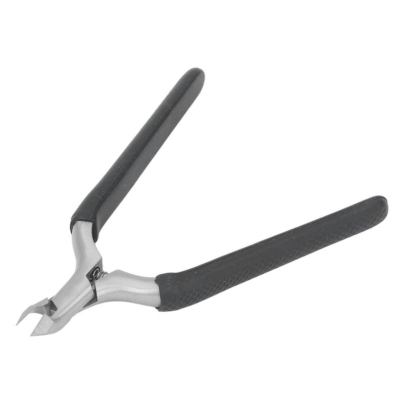 Professional Stainless Steel Cuticle Trimmer Dead Skin Remover Inline Spring Slip Resistant Cuticle Trimmer Black - Image 4