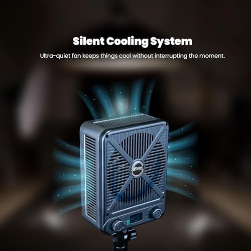 HIFFIN HF-250PRO Wonder Series 250W LED Studio Light | 17,800lm High Brightness | CRI 95+ | CCT 2700K-6500K | Bowens Mount | App Control | Professional Lighting Videography & Studio Setups - Image 4