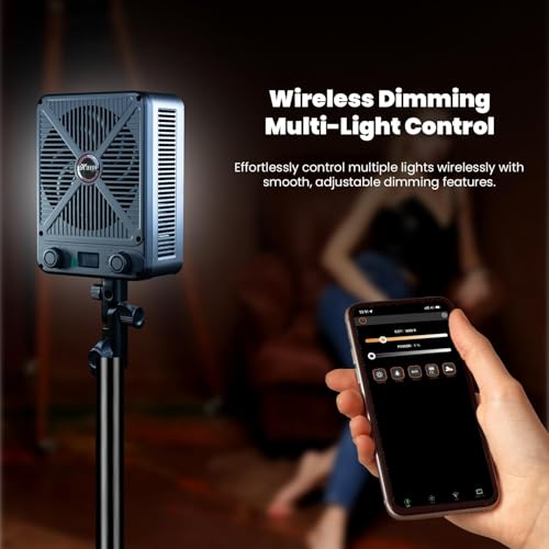 HIFFIN HF-250PRO Wonder Series 250W LED Studio Light | 17,800lm High Brightness | CRI 95+ | CCT 2700K-6500K | Bowens Mount | App Control | Professional Lighting Videography & Studio Setups - Image 3