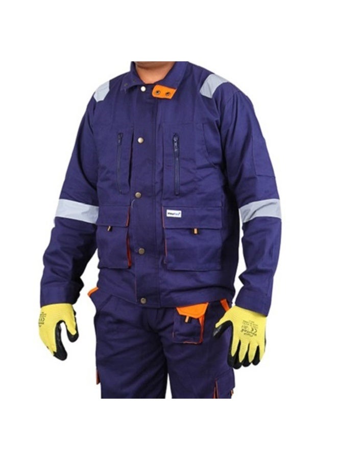 Vaultex TPF 260GSM Cotton Pant & Shirt, Navy Blue, XL - Image 2