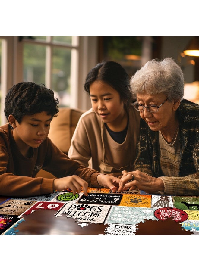 White Mountain Puzzles - I Love Dogs - 1000 Piece Jigsaw Puzzle for Adults & Kids - Fun Family Activity - 24"x30" - Image 5