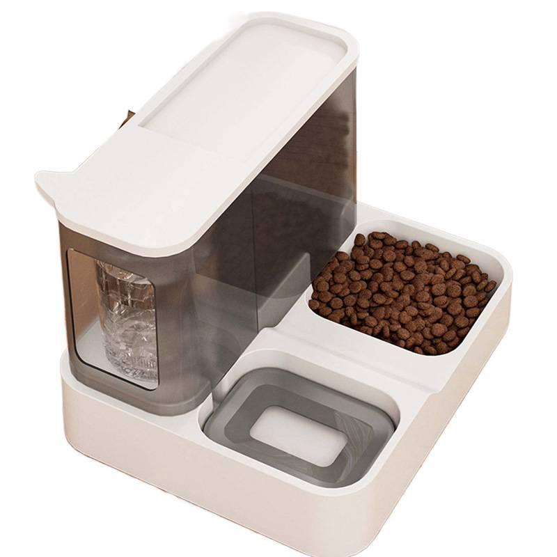 Pet Bowl Double Indoor Feeding Home Feeding Accessory Pet Food Bowl Routine Feeding Daily Feeding - Image 2