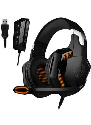 KYUS USB Gaming Headset - 7.1 Surround Sound, Software included, 50MM Drivers, inline Sound control - pzsku/ZDB586AA3010E96B14675Z/45/_/1728466848/ce5d7618-28f0-4070-9b31-0b3e6459d4b9