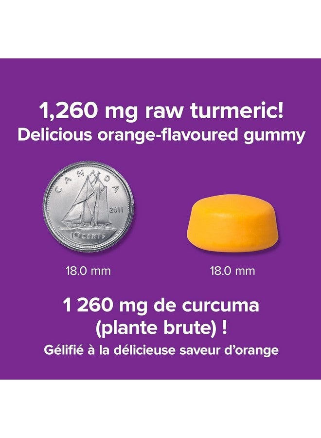 Webber naturals Webber Naturals Turmeric Curcumin Gummies 1260 mg Orange, 120 Gummies - Image 4