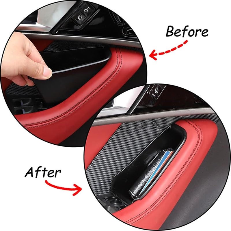 Yurefax Car Door Handle Storage Box for Jaguar F-Type - Image 4