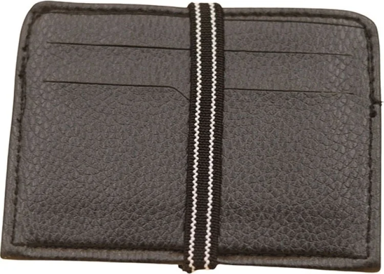 ام كي ام 099037 Thin Business Card Wallet - Pattern-03 - Black -54