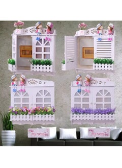 HOME TASTE Decorative Fuse Box Cover - Modern Wall-Mounted Electric Meter Panel & Switch Box Cover, Stylish Power Distribution Box Shield, Creative Painting Decoration for Living Room & Office  - Image 4