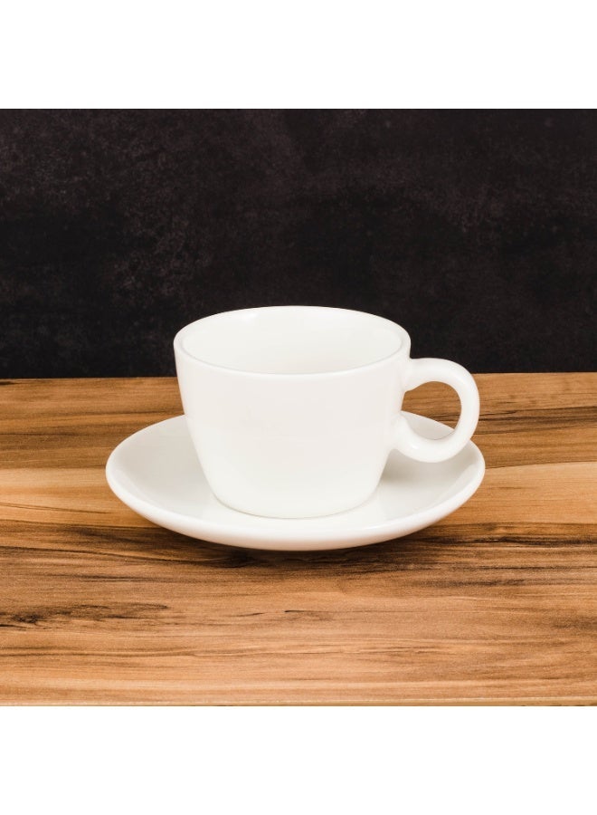 Safa ✨ White Porcelain Coffee Cup Set – 12 Pieces for 6 Persons | 125 ml ✨ - Image 2