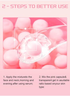 KOEC Pink Collagen Capsule Cream, Face Moisturizer - Lightweight Moisturizing Cream, Niacinamide for Uneven Skin Tone, Glow hydration,50g  - Image 3
