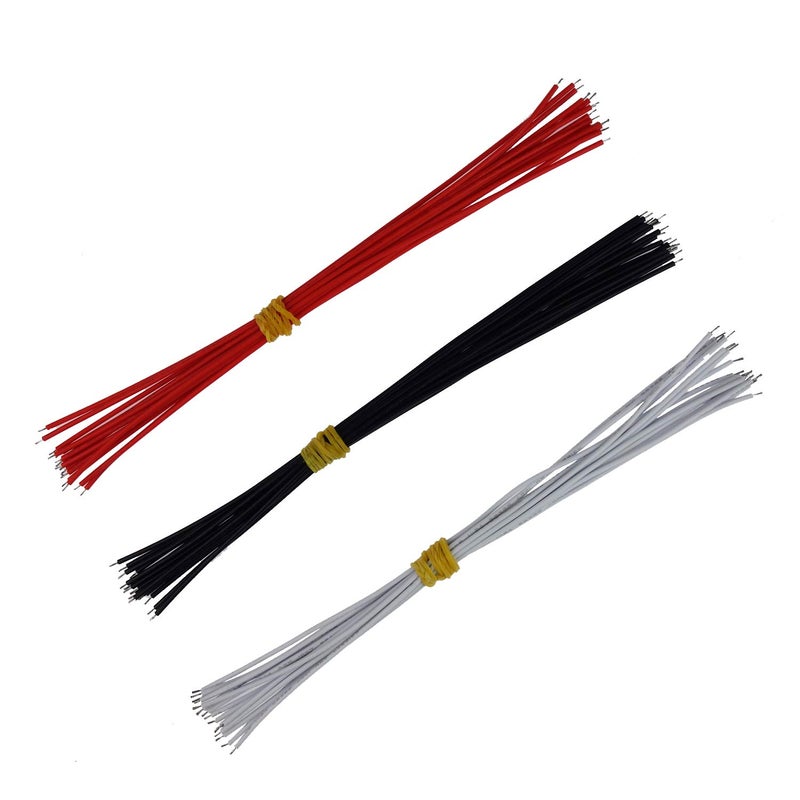 Zelerdo 45pcs 22AWG Hookup Wire Pickup Wire for Guitar and Other Musical Instrument, 3 Colors - Image 5