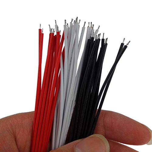 Zelerdo 45pcs 22AWG Hookup Wire Pickup Wire for Guitar and Other Musical Instrument, 3 Colors - Image 2