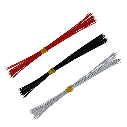 Zelerdo 45pcs 22AWG Hookup Wire Pickup Wire for Guitar and Other Musical Instrument, 3 Colors - Image 1