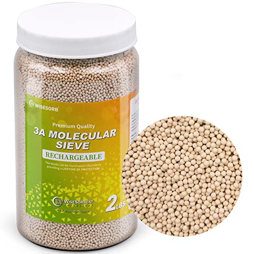 Wisesorb 2 LBS 3A Molecular Sieve Desiccant Beads, Dehumidifier Moisture Absorbers - Image 1