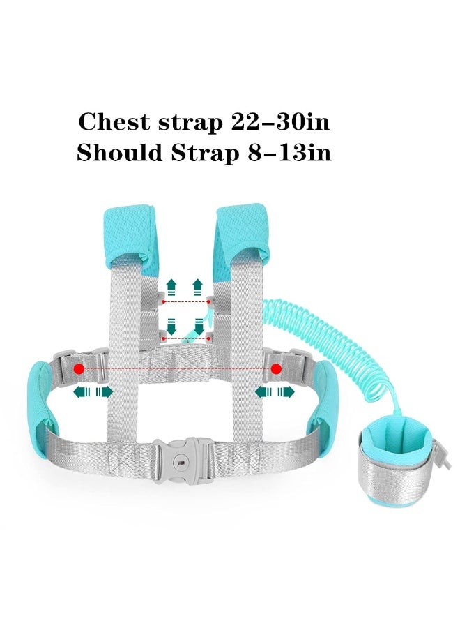 Arabest 2 in 1 Baby Leash Anti Lost Wrist Link for Toddlers Toddler Harness,Baby Leash,Leash for Toddlers,Wrist Leashes（Green 2.5M) - Image 3