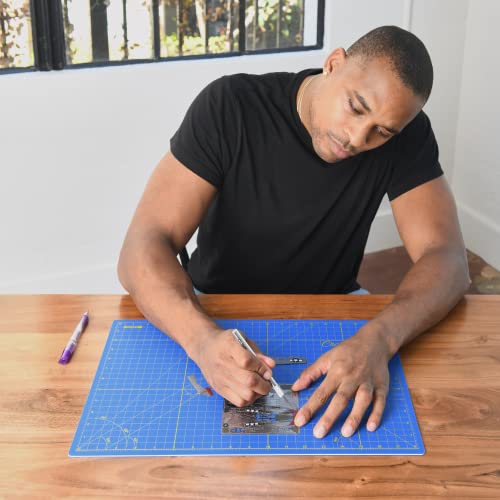 Crafty World 12 x 18 Cutting Mat for Sewing, Self Healing Double Sided Quilting Crafts Mat - Fabric Cutting Mat - Non Slip surface - Rotary Cutting Board - Image 2